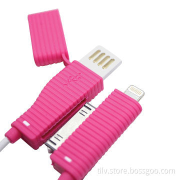 3-in-1 Keychain USB Data Cable for iPad/Mini/4